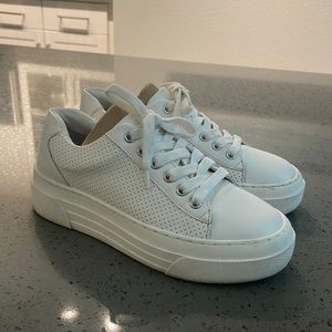 Steve Madden White Platform Sneaker
